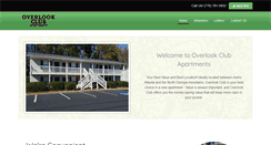Desktop Screenshot of overlookclubapts.com